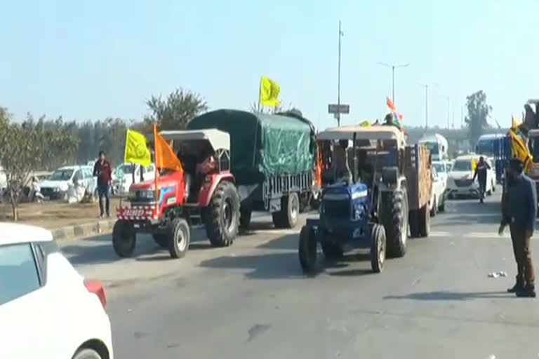 farmers returning home sambhu border