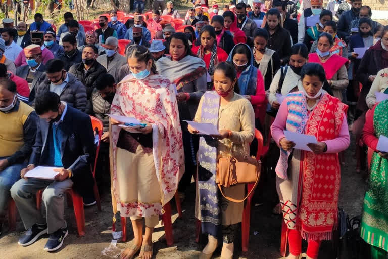 Swearing ceremony in Joginder Nagar, जोगिंदर नगर शपथ ग्रहण समारोह न्यूज