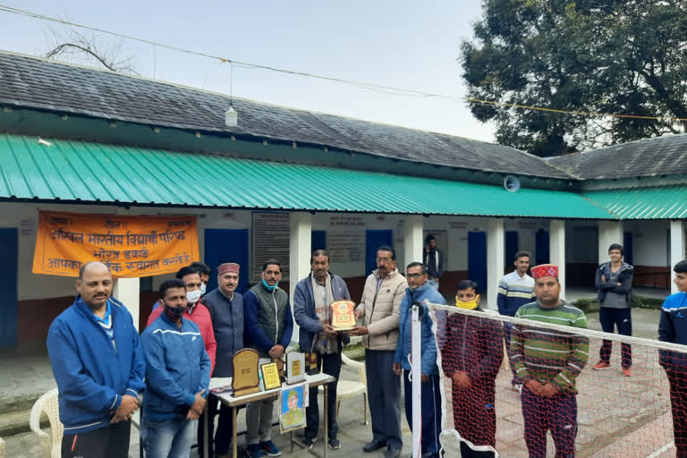 AVBP organized badminton competition on occasion of Parakram Divas in Bhoranj