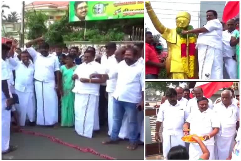 சசிகலா விடுதலையை கொண்டாடிய மன்னார்குடி மக்கள்சசிகலா விடுதலையை கொண்டாடிய மன்னார்குடி மக்கள்