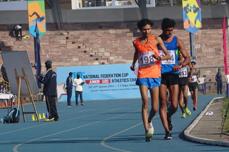 Amit Khatri rewrites national u-20 record in 10,000m race walk