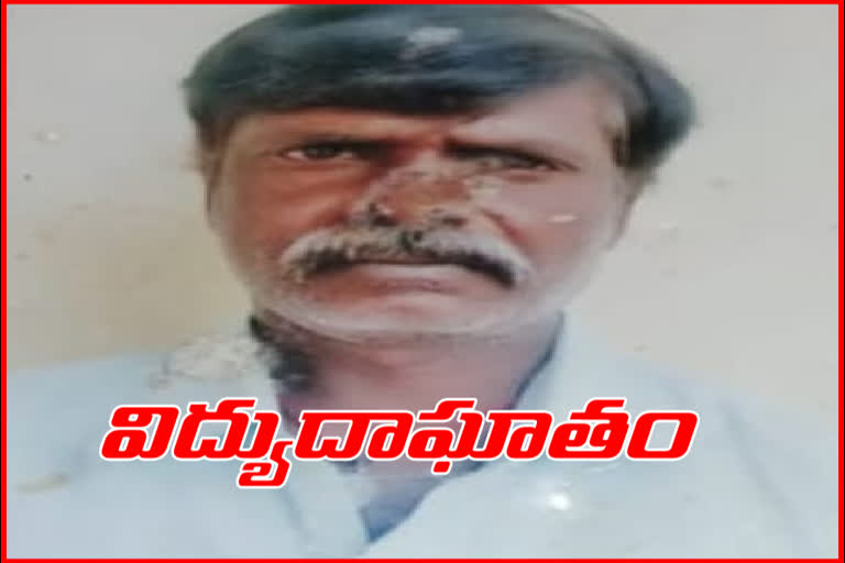 farmer died with elactric in jogulamba gadval district alampur mandal