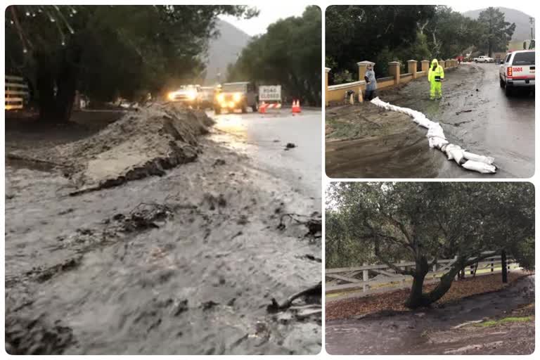 A powerful storm packing heavy rain, snow and wind pounded parts of California and western Nevada