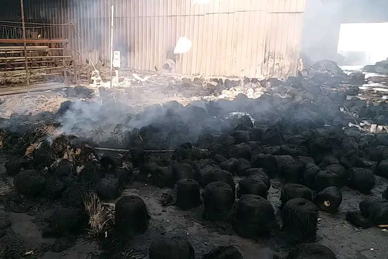 fire in Jute godown in Purnia