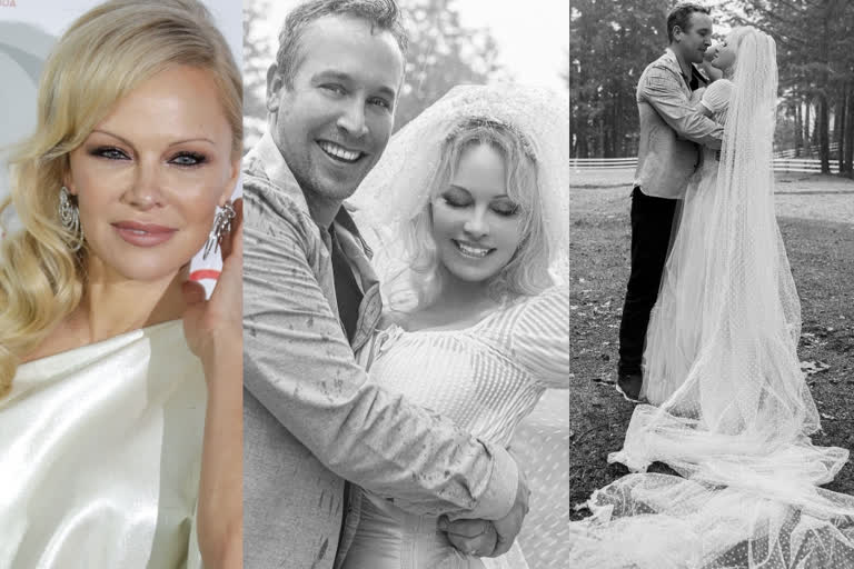 Pamela Anderson secretly married her bodyguard Dan Hayhurst  ബോഡിഗാര്‍ഡിനെ വിവാഹം ചെയ്‌ത് നടി പമേല ആന്‍ഡേഴ്‌സണ്‍  നടി പമേല ആന്‍ഡേഴ്‌സണ്‍  നടി പമേല ആന്‍ഡേഴ്‌സണ്‍ വിവാഹം  നടി പമേല ആന്‍ഡേഴ്‌സണ്‍ വാര്‍ത്തകള്‍  Pamela Anderson secretly married her bodyguard  Pamela Anderson husbands news  Pamela Anderson  Pamela Anderson news