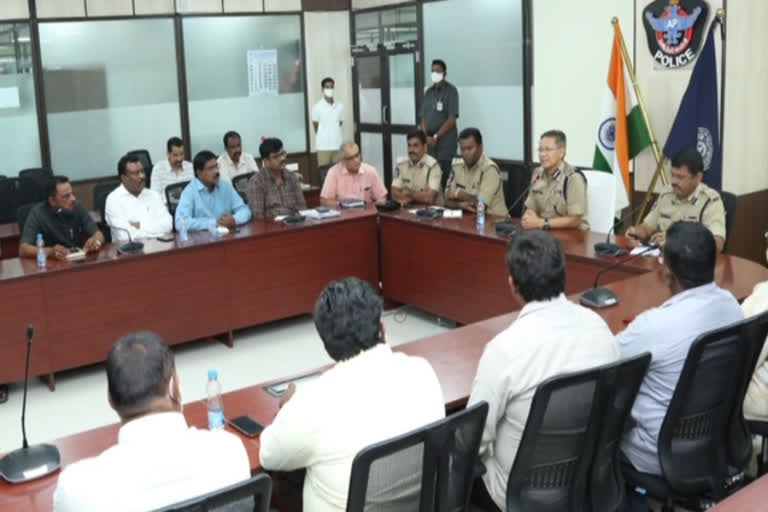 dgp meeting with police association members