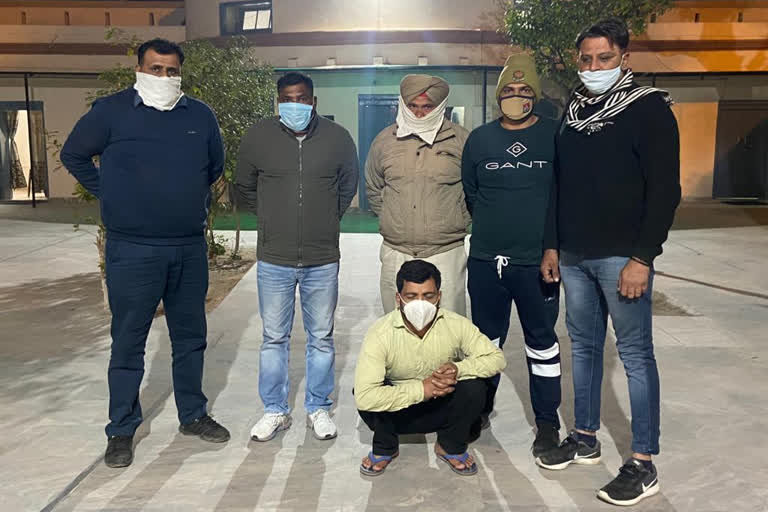 Panchkula police arrested car theft