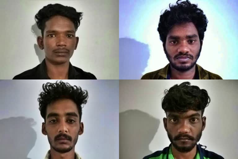 4 arrested for stealing