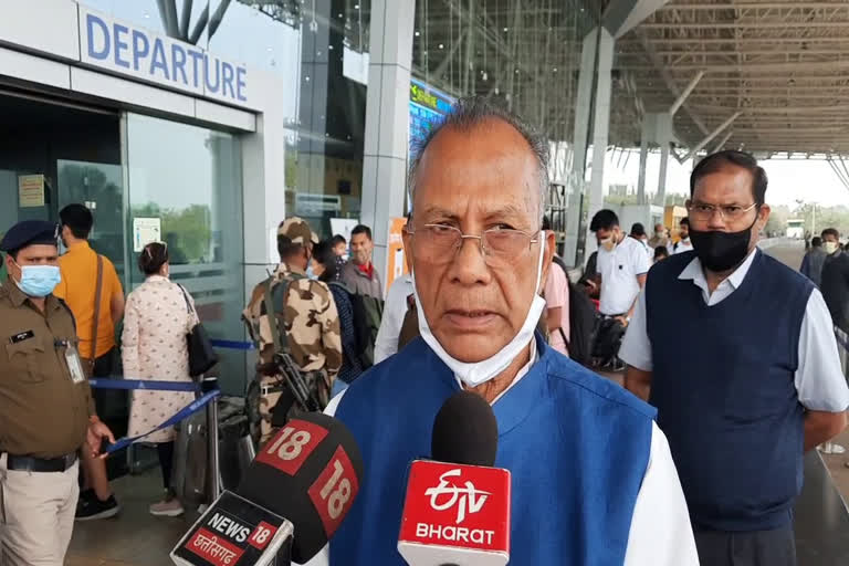 Home Minister of Chhattisgarh Tamradhwaj Sahu on two-day Gujarat tour