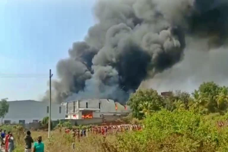 Fire at Agarbatti factory