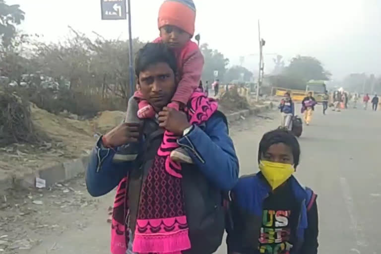 closed highway of Singhu Border