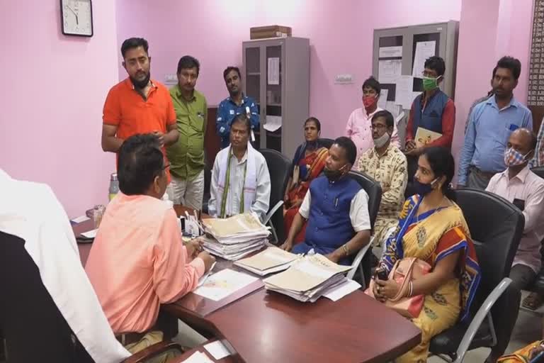 malkangiri BJP again meet collector