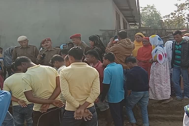 tens-situation-at-boginadi-of-lakhimpur-for-land-dispute