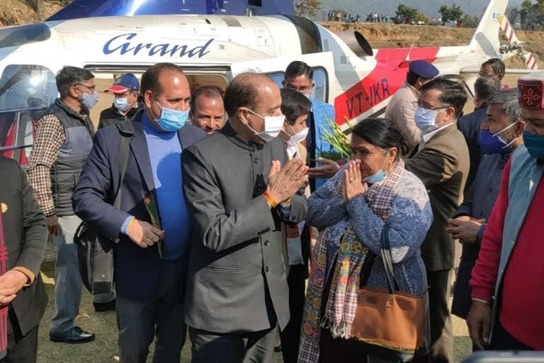 CM Jairam Thakur Dharamshala visit, सीएम जयराम ठाकुर धर्मशाला का दौरा