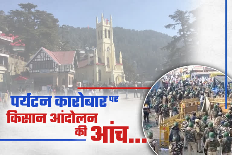 farmers-protest-affecting-tourism-of-shimla