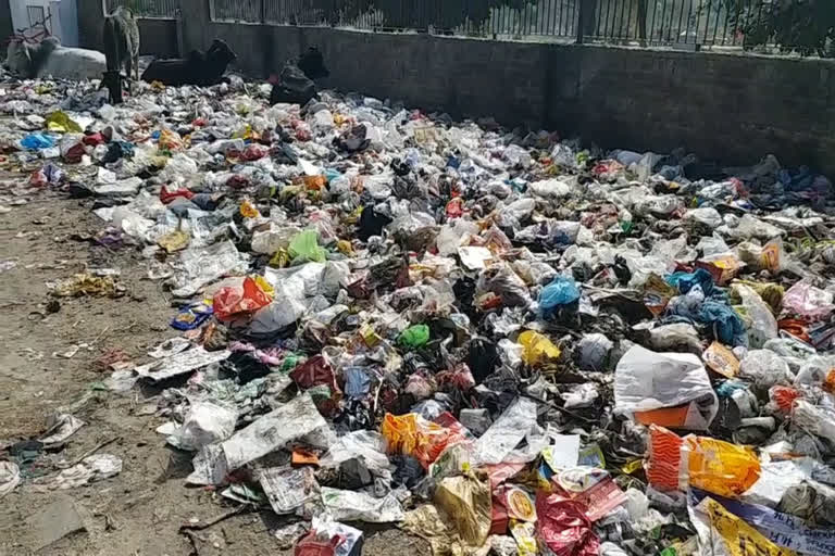 people facing trouble due to garbage dump in bhiwani