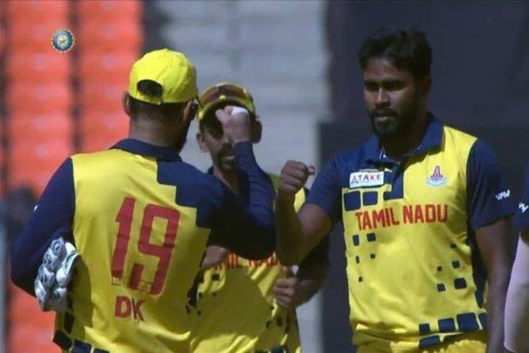 Syed Mushtaq Ali Trophy 2021  : Tamil Nadu Beat Rajasthan to Enter Final