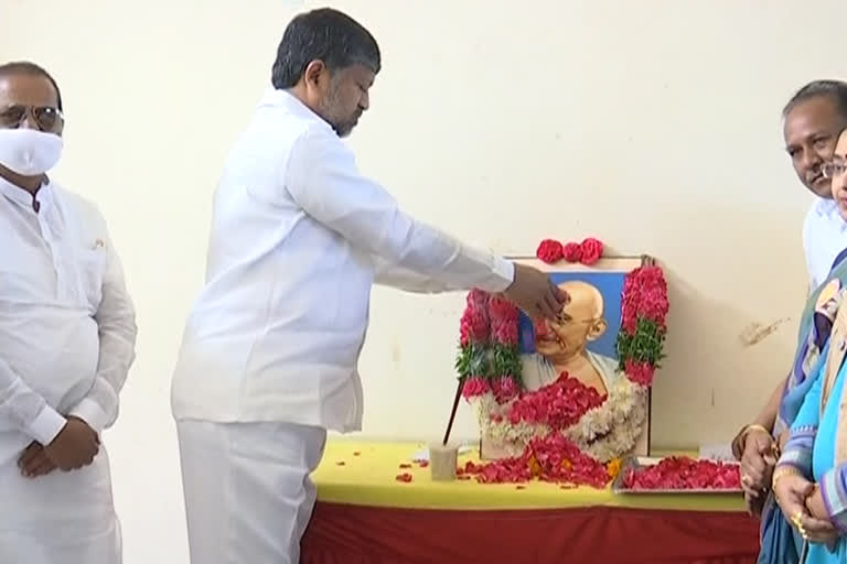 gandhi death anniversary, l ramana