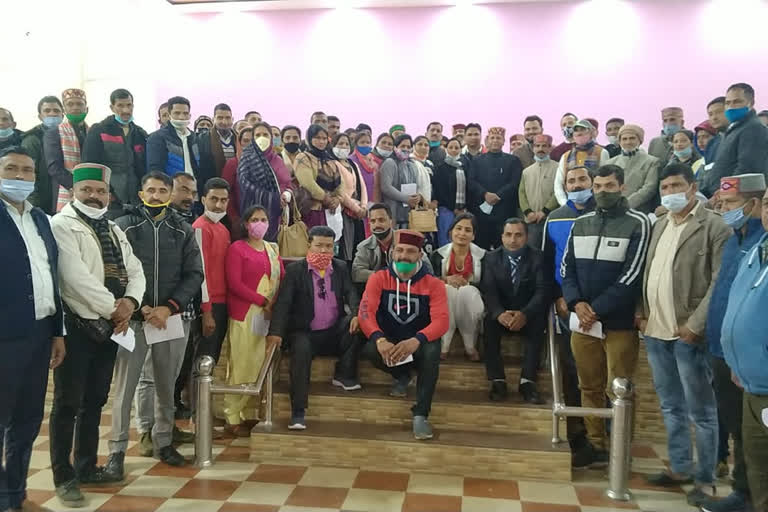 35 newly elected panchayat Pradhan took oath in Nahan