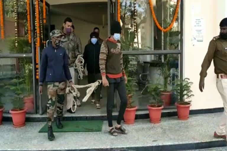 three accused of firing arrested in ranchi