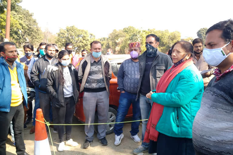 Awareness camp organized in Palampur today under Road Safety Month