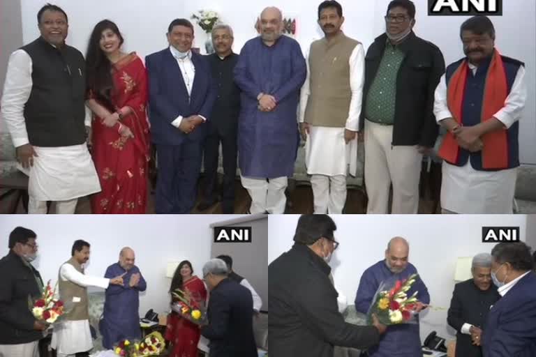 Trinamool Leaders joins BJP in Delhi
