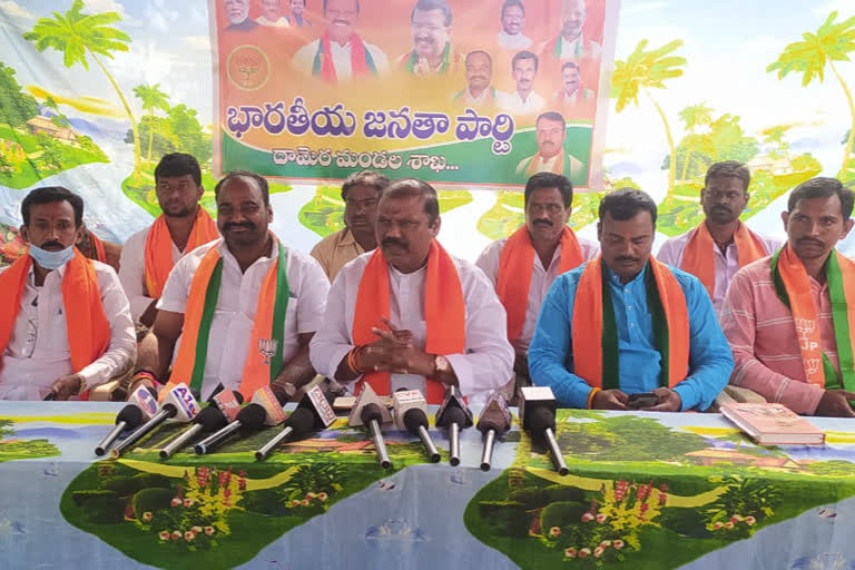 bjp mlc candidate election campaign in warangal rural district