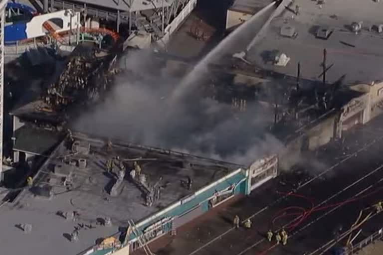 Large fire damages New Jersey