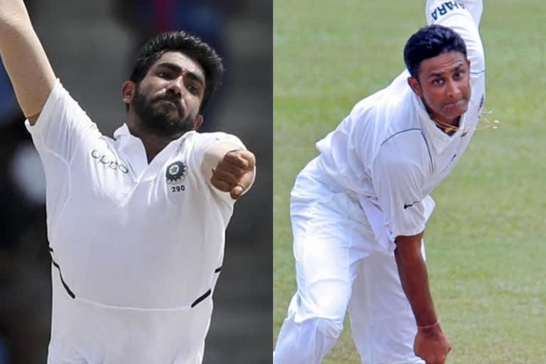 Jasprit Bumrah emulates Kumble's action and nails it