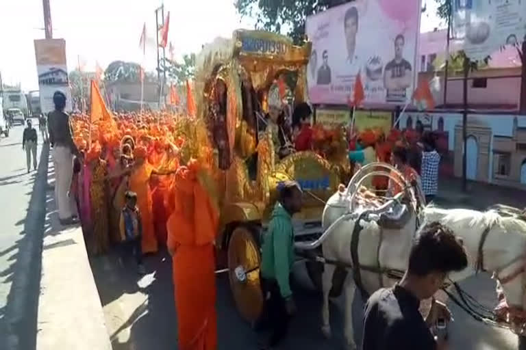 Grand Ram Rath Yatra taken out in sehore