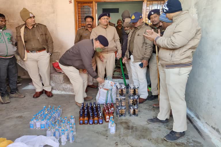 Major action by the administration against illegal liquor in Hoshangabad