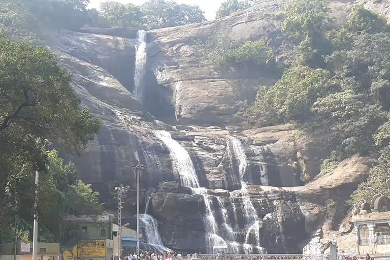 Tourists flock to Courtallam