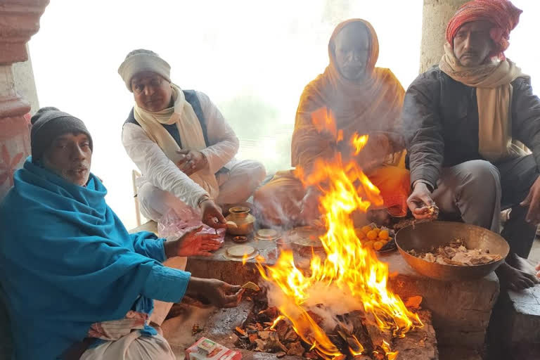 Worship for lalu prasad yadav health in nalanda