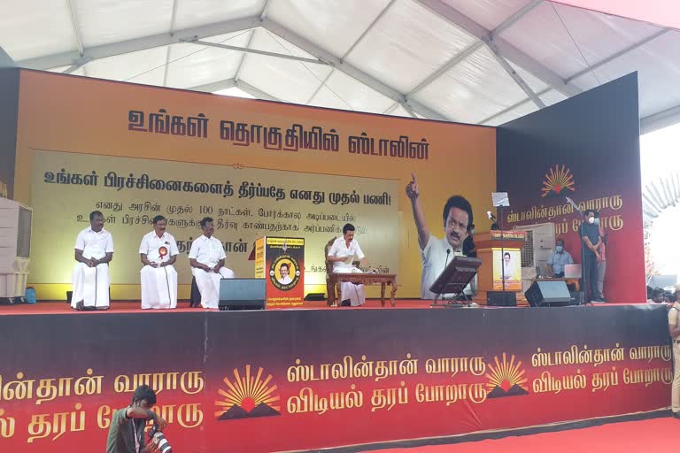 dmk chief stalin