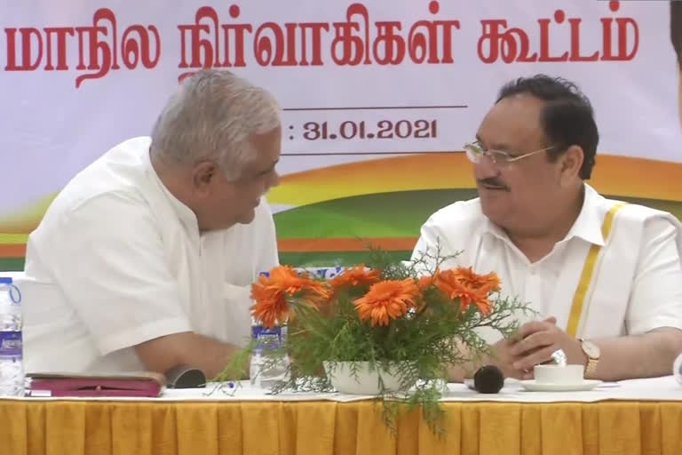 Nadda claims to win 23 plus Assembly seats in Puducherry