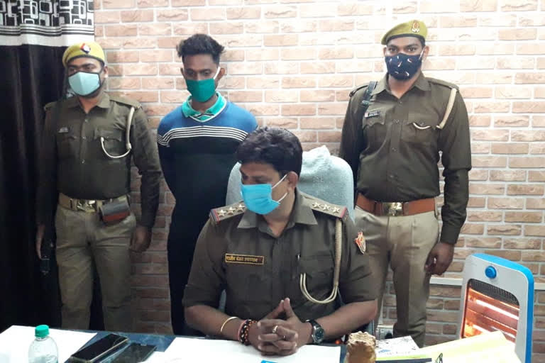 पुलिस ने अभियुक्त को किया गिरफ्तार