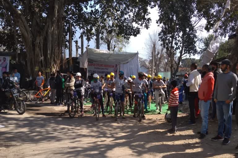 Cycling competition in bilaspur