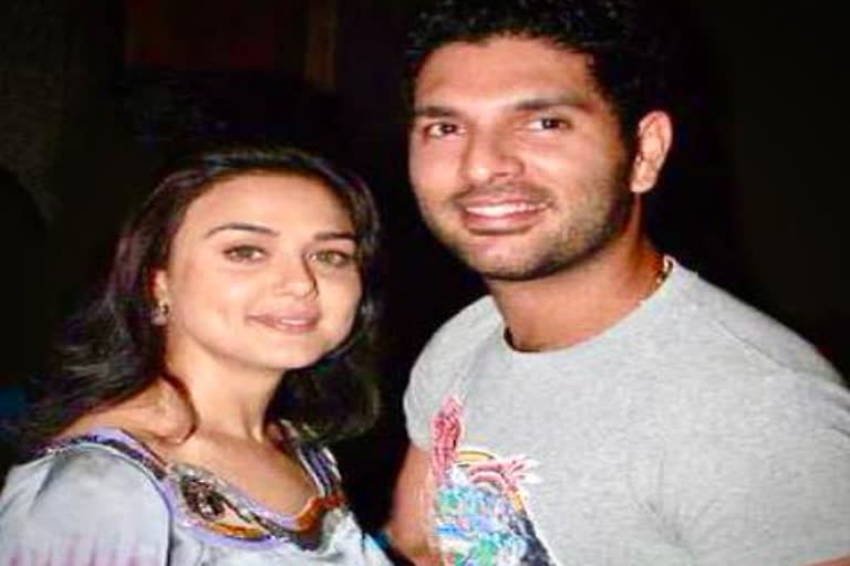 Yuvraj Singh pour-in-love-for-preity-zinta-on-her-birthday