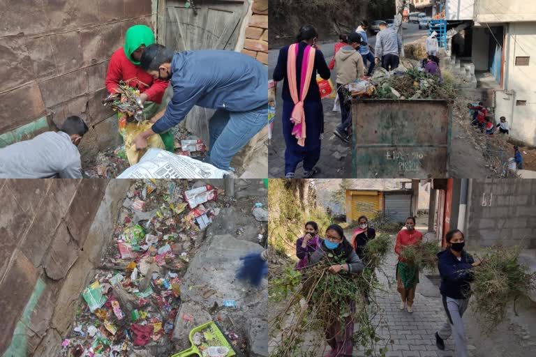 CLEANLINESS CAMPAIGN IN WARD NO 5 OF RAJGARH