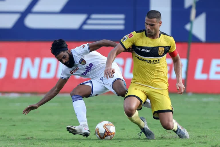 Vasco, Hyderabad FC,  Chennaiyin FC,  Tilak Maidan Stadium Fran Sandaza