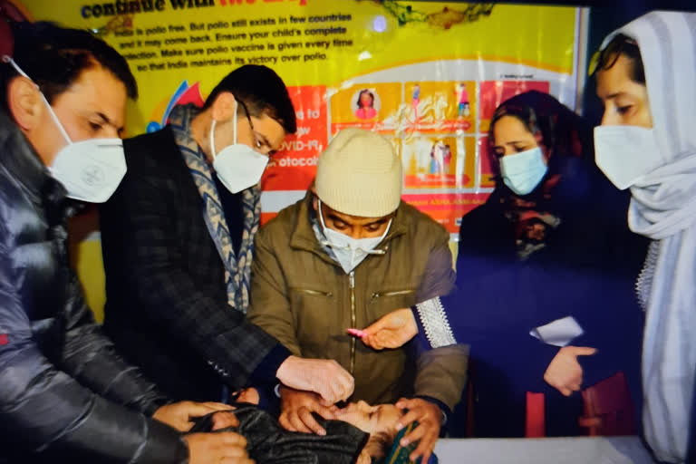 Inauguration of Pulse Polio Program in Budgam