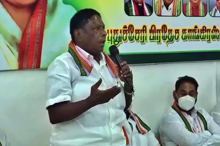 pondy cm narayanasamy speech