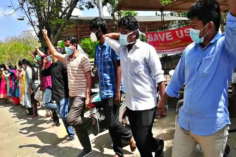 medical students protest