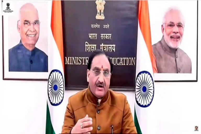 Education Minister Ramesh Pokhriyal Nishank