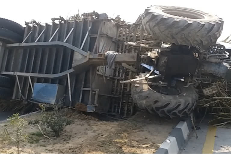 truck collision in Yamunanagar