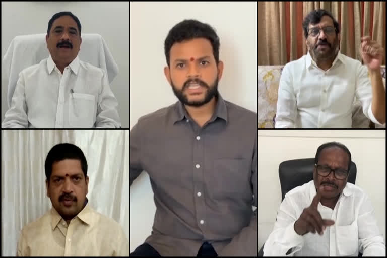 tdp leaders fires on ysrcp government on achennaidu arrest