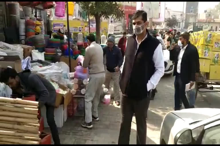 Encroachment removed from the main market of Ballabhgarh