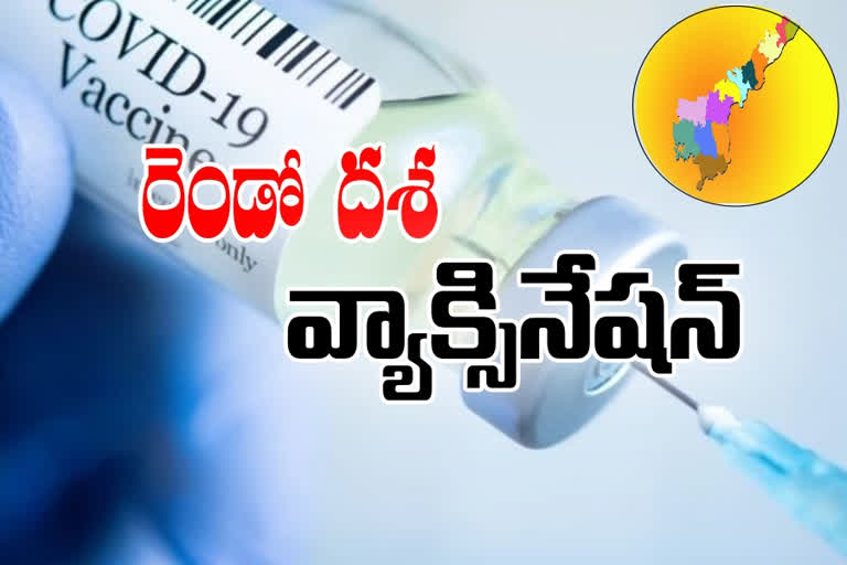 రెండోదశ కరోనా వ్యాక్సినేషన్ ప్రక్రియ