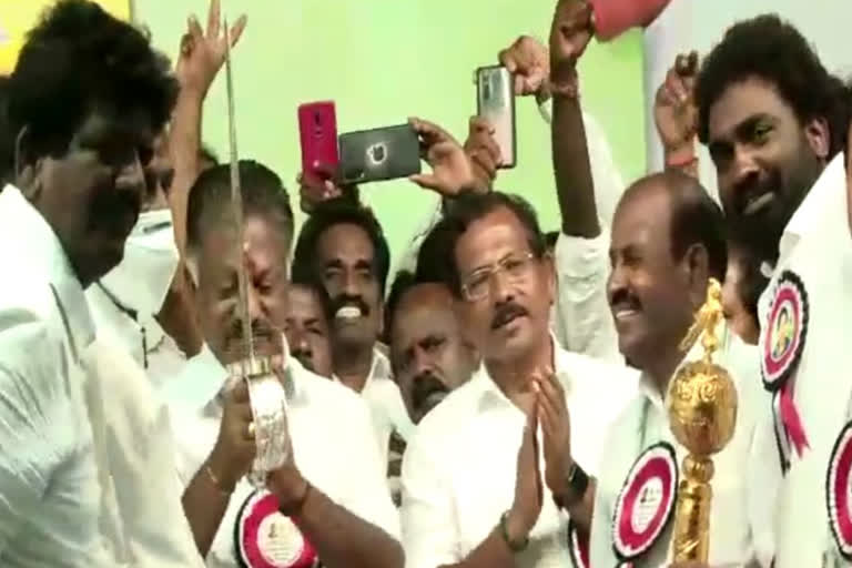 O. Panneerselvam criticized DMK leader Stalin for holding a village council meeting thinking of himself as Gandhi