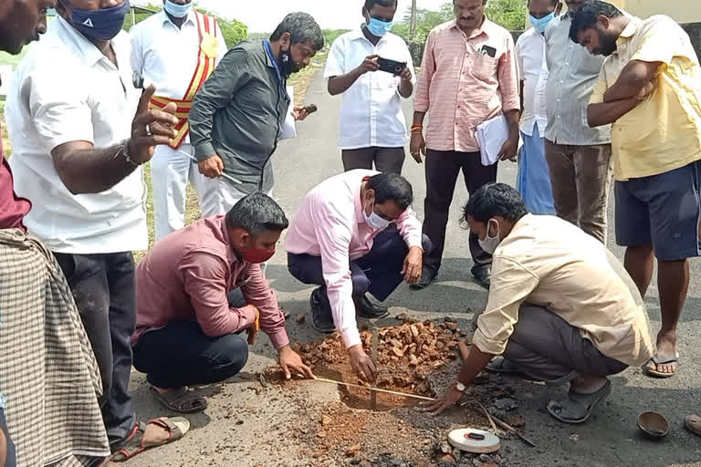 அரசுப் பணிகள் நடைபெறும் இடங்களில் ஆட்சியர் திடீர் ஆய்வு